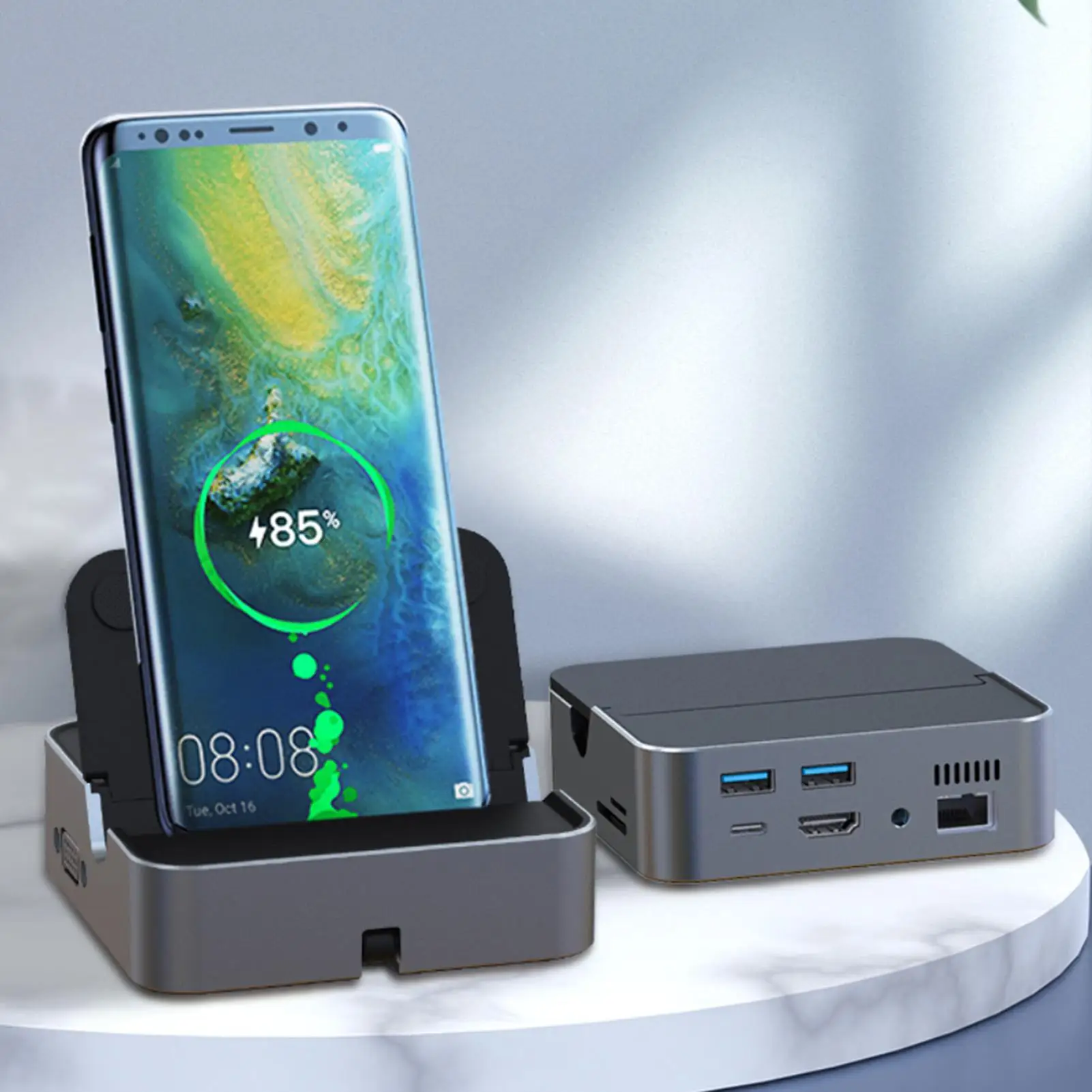 Док-станция с USB Type-C на 3 0 HDMI RJ45 4K аудио VGA SD/TF | Мобильные телефоны и аксессуары
