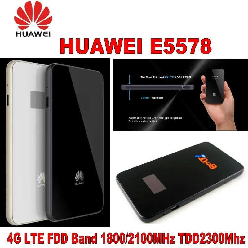 Разблокированные мобильные широкополосные Устройства HUAWEI E5578 LTE FDD/TDD 4G 150 Мбит/с