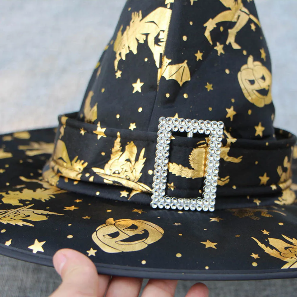 Новая детская шляпа ведьмы для девочек и мальчиков зимняя шапка детей на