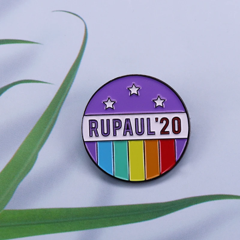 Новинка 2019 эмалированная брошь RuPaul ཐ для лацканов американская Летающая в виде