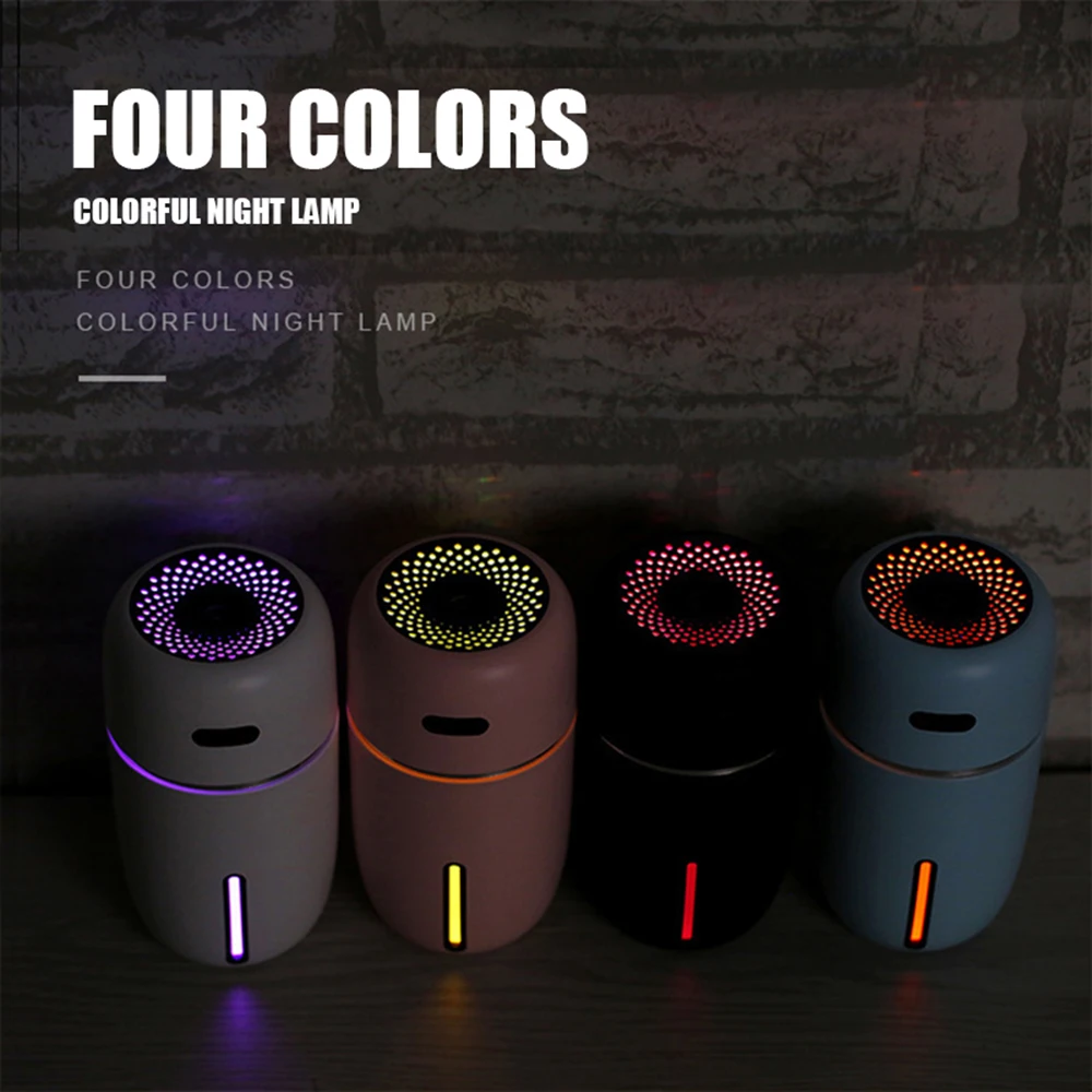 Мини USB увлажнитель воздуха диффузор с изменяющимся светодиодным испарителем