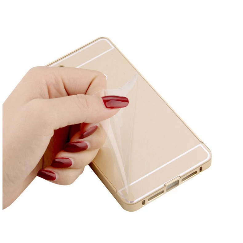 Estuyoya Funda Espejo совместимый с sony Xperia Z5 Premium Carcasa Trasera Марко Aluminio Lamina Efecto Espejo|Бамперы| |
