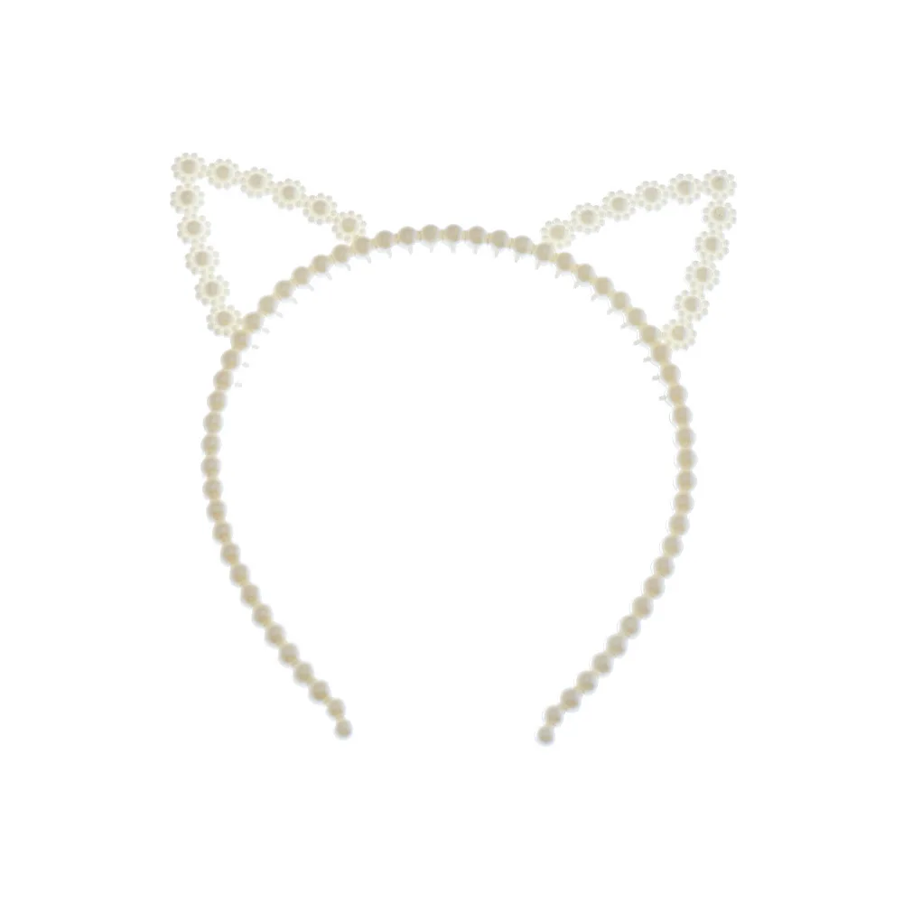 

Free shipping women Pearl bear headband hairbands girl's headbands lady's headwear hair accessories