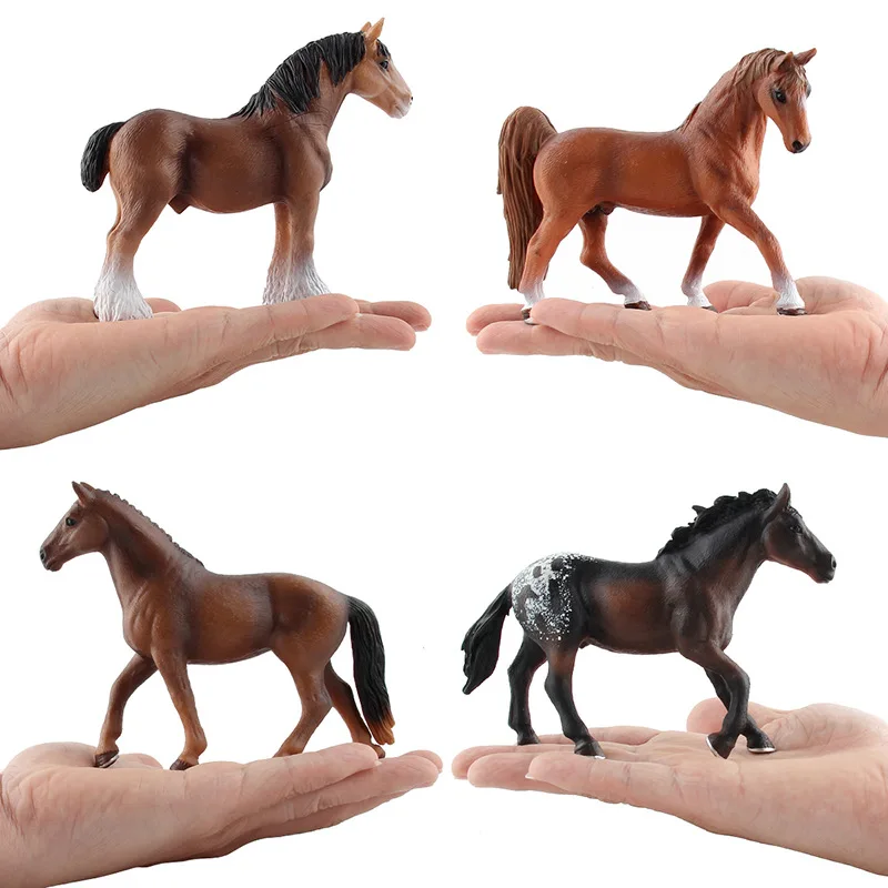 

Simulation Wild Animal Decoration Doll PVC Entity Forest Animal Ranch Horse Model Movable Doll Children's Toy Collection Statue