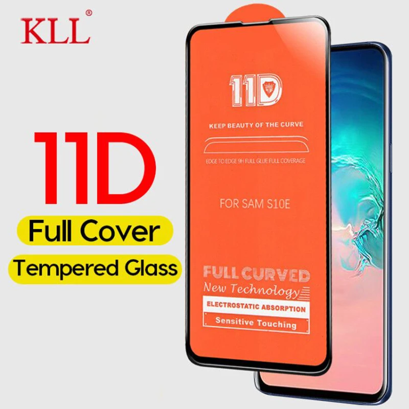 11D изогнутое закаленное Высокопрочное Стекло для samsung Galaxy S10E M30 M20 M10 A50 A30 A20 Экран протектор для samsung A9 A8 A7 A6 J4 Plus J6