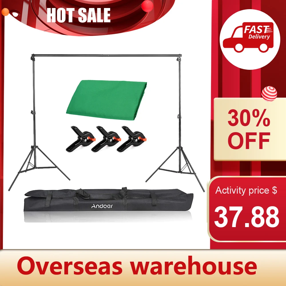 Задник для фотосъемки с фианитом 2*3 м моющаяся ткань из полиэстера и хлопка