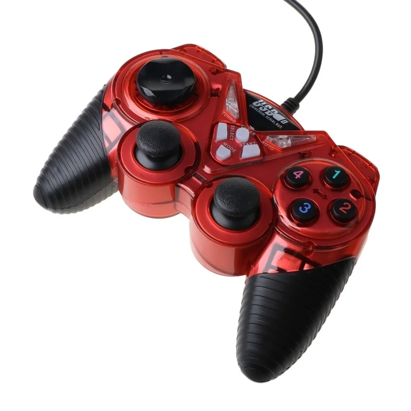 

Wired USB Game Controller for PC Computer Vibration Joystick Gamepads for Laptop