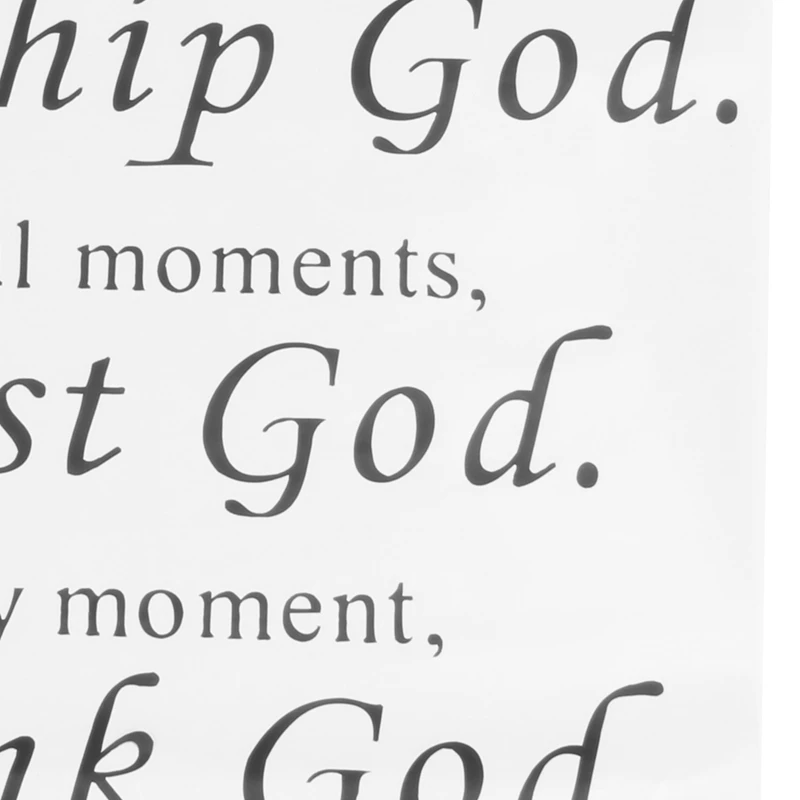 Наклейка на стену из Библии домашний декор хвалю Бог религиозная цитата надпись