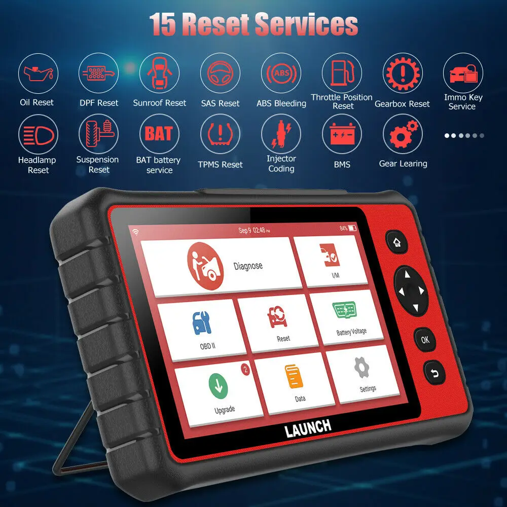 Автомобильный диагностический сканер LAUNCH CRP909 OBD2 Профессиональный OBD 2 подушек