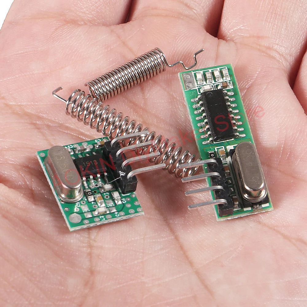 433 Mhz Superheterodyne RF Receiver and Transmitter Module 433Mhz Remote controls For Arduino uno Wireless module Diy Kits