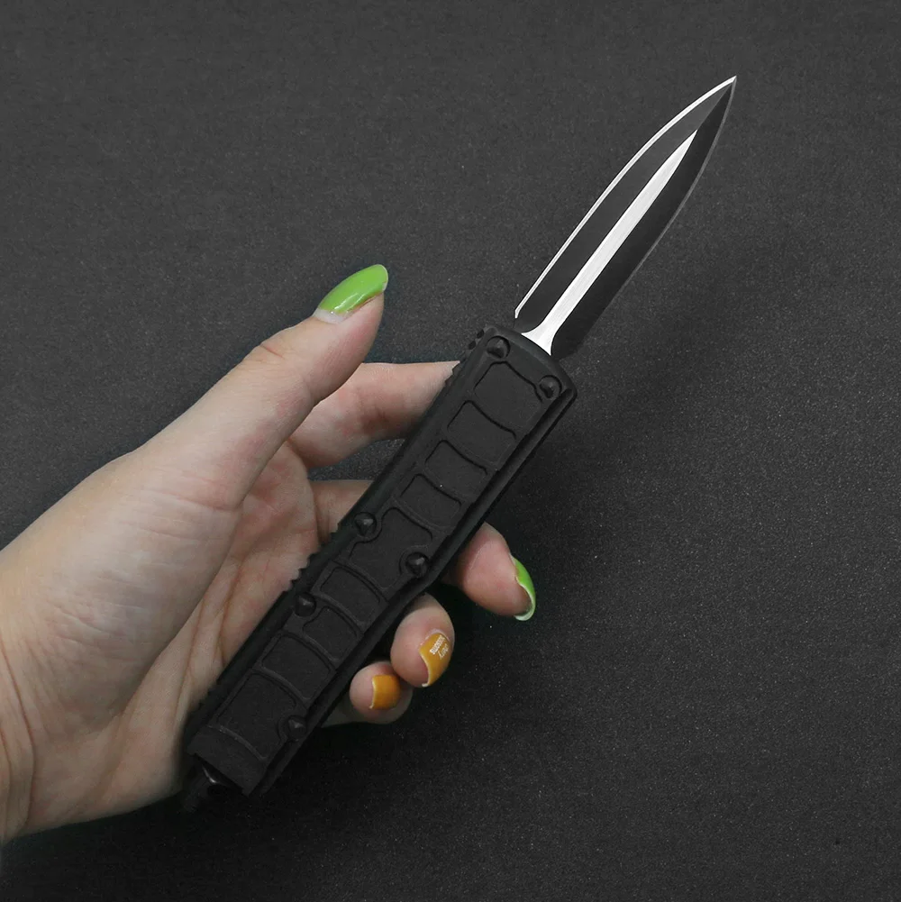 Новинка Карманный Удобный двухсторонний нож UTX85 OTF для выживания из авиационного