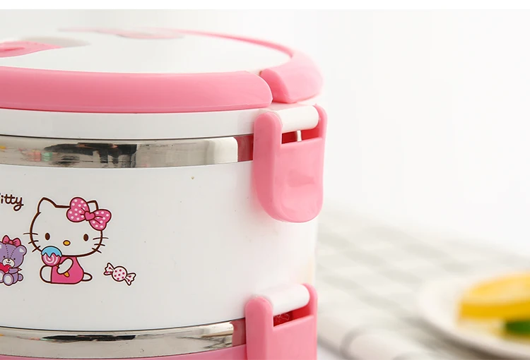 Набор коробок из нержавеющей стали с изображением дораэмона KT Микки и Минни Lancheira