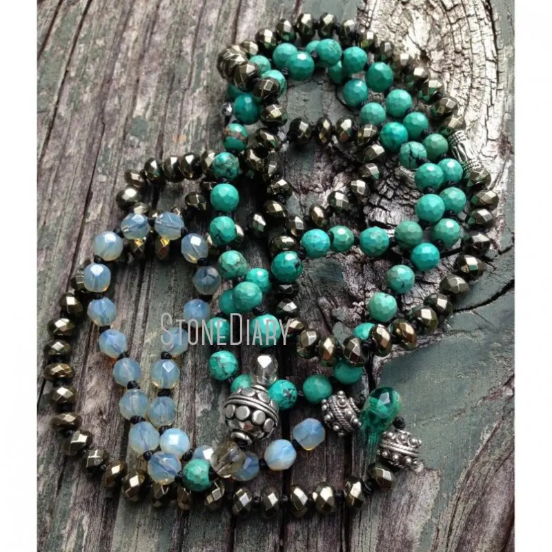 

NM21514 богемный большой овальный кулон из Лабрадорита ожерелье ручной работы золотые гематитовые бусины ожерелье