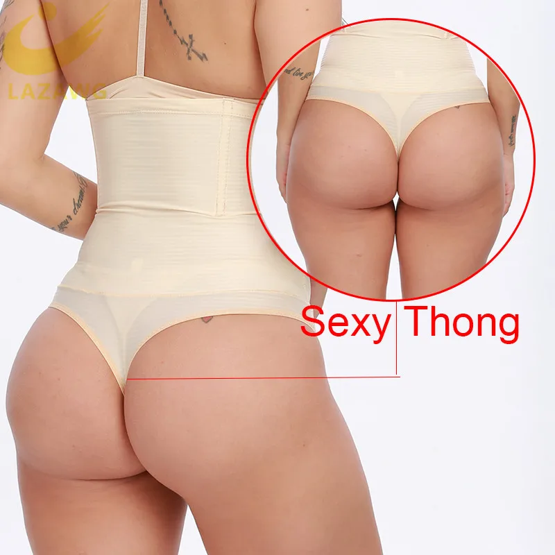 LAZAWG качественный материал высокая талия Корректирующее белье контроль тренера