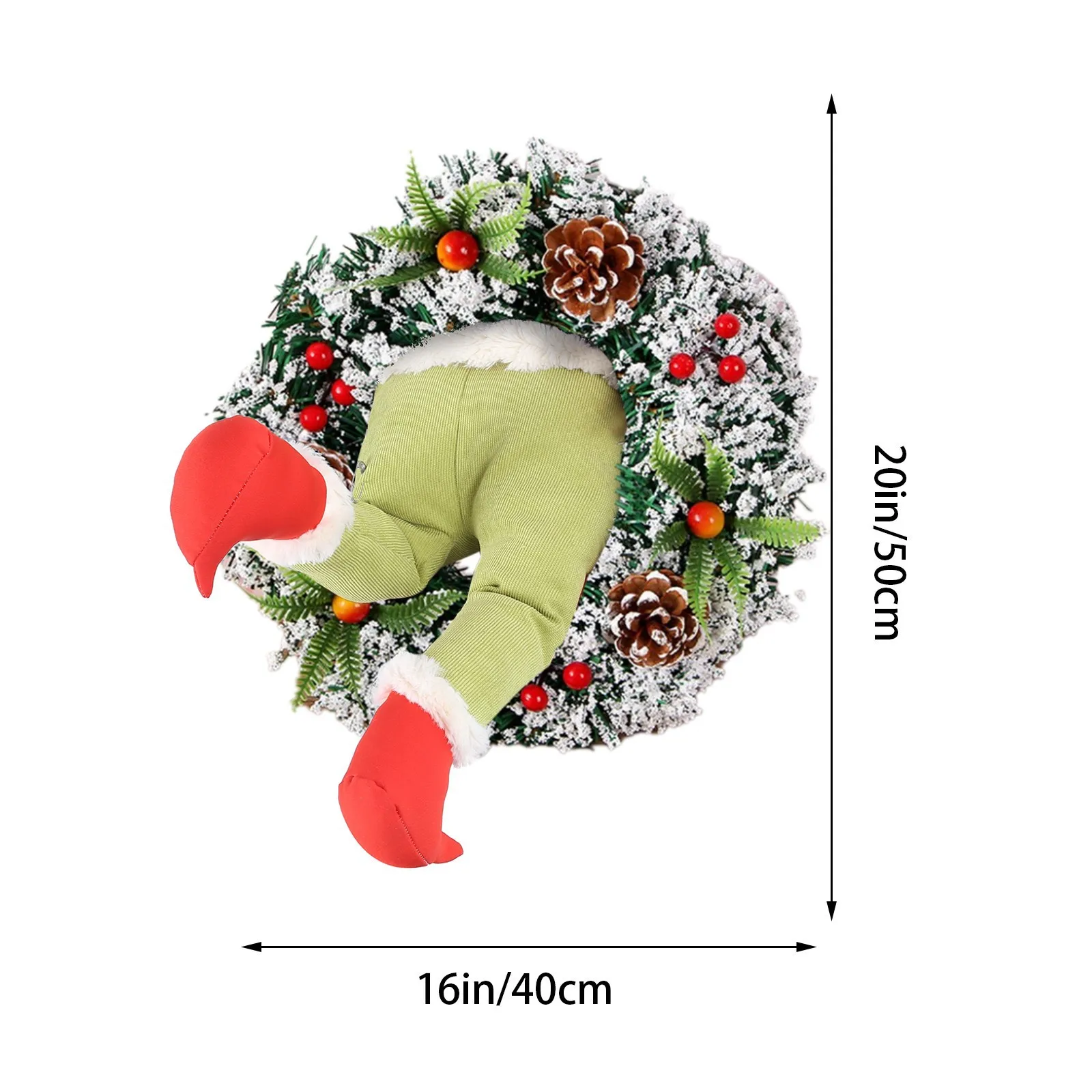 

In Stock Christmas Decoration The Thief Christmas Wreath for Christmas Thanksgivings Indoor Decoration Free shipping