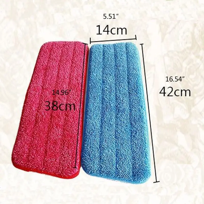 

4pcs/set Spray Flat Mop Microfiber Pads Washable Cloth Replacement K1AD