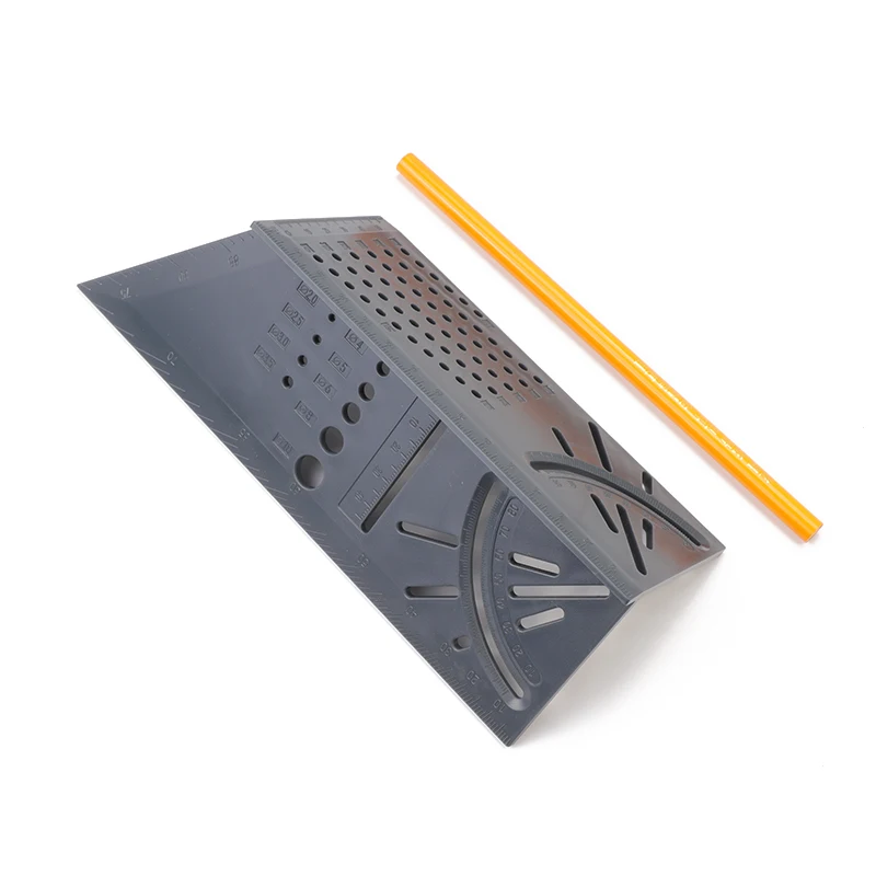 Woodworking Scribe Mark Line Gauge T-Type Ruler Square Layout Miter 90 Degree Measuring Gauging Carpenter | Инструменты