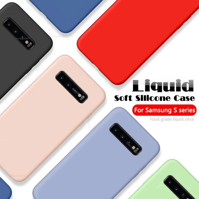 Защитный чехол S10E для Samsung Galaxy S8 S9 S10 Plus S20 ультралетняя Мягкая силиконовая задняя