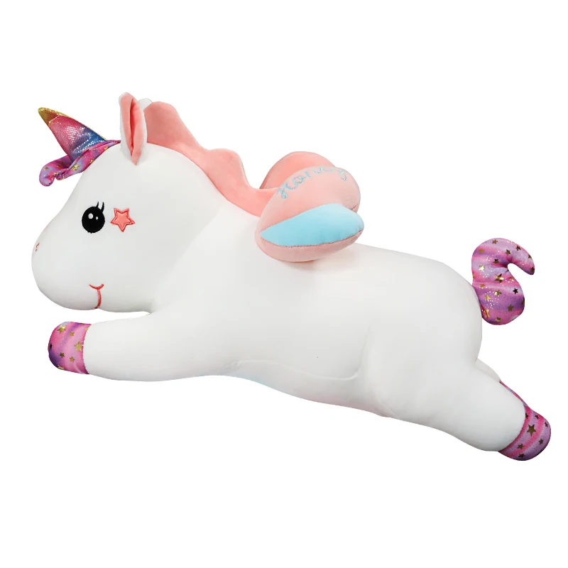 

Huggable Large Size kawaii Unicorn Plush Toys 3 Styles Stuffed Animal Unicorn Horse Doll Soft Children Home Decor Gifts Pillow