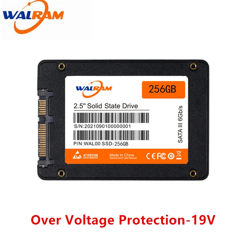 Твердотельный накопитель WALRAM SSD 128 ГБ 240 120 256 512 ТБ 60 Гб HDD 2 5 Sata 3 жесткий диск для