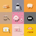 Силиконовый чехол для наушников Airpods Pro, защитный 3D-чехол для AirPods 3 Pro, с изображением кошачьей лапы, собаки гарнитура животное