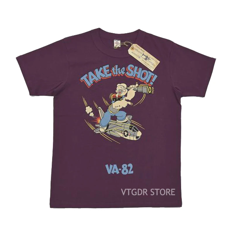 

Мужские Винтажные футболки из 100% хлопка, с принтом в стиле милитари