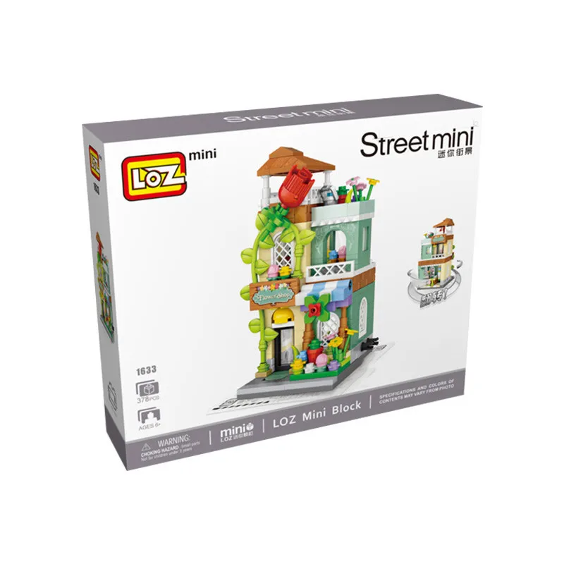 LOZ Mini Building Street View City DIY блоки развивающие сборочные кирпичи модель зодиака