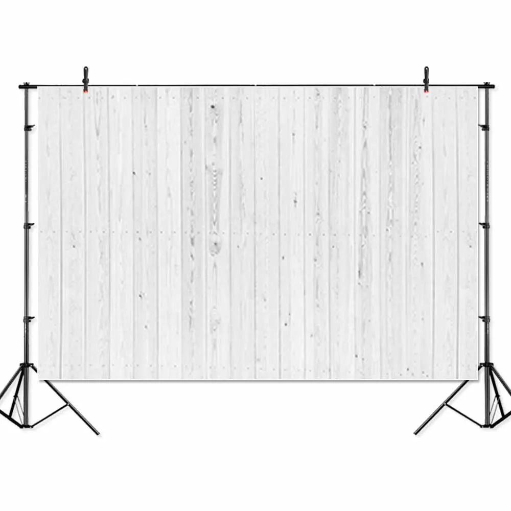 

SeekPro Vinyl Light Blue Wood Floor Banner Photography Backgrounds Portrait Wood Planks Photo Backdrops Studio