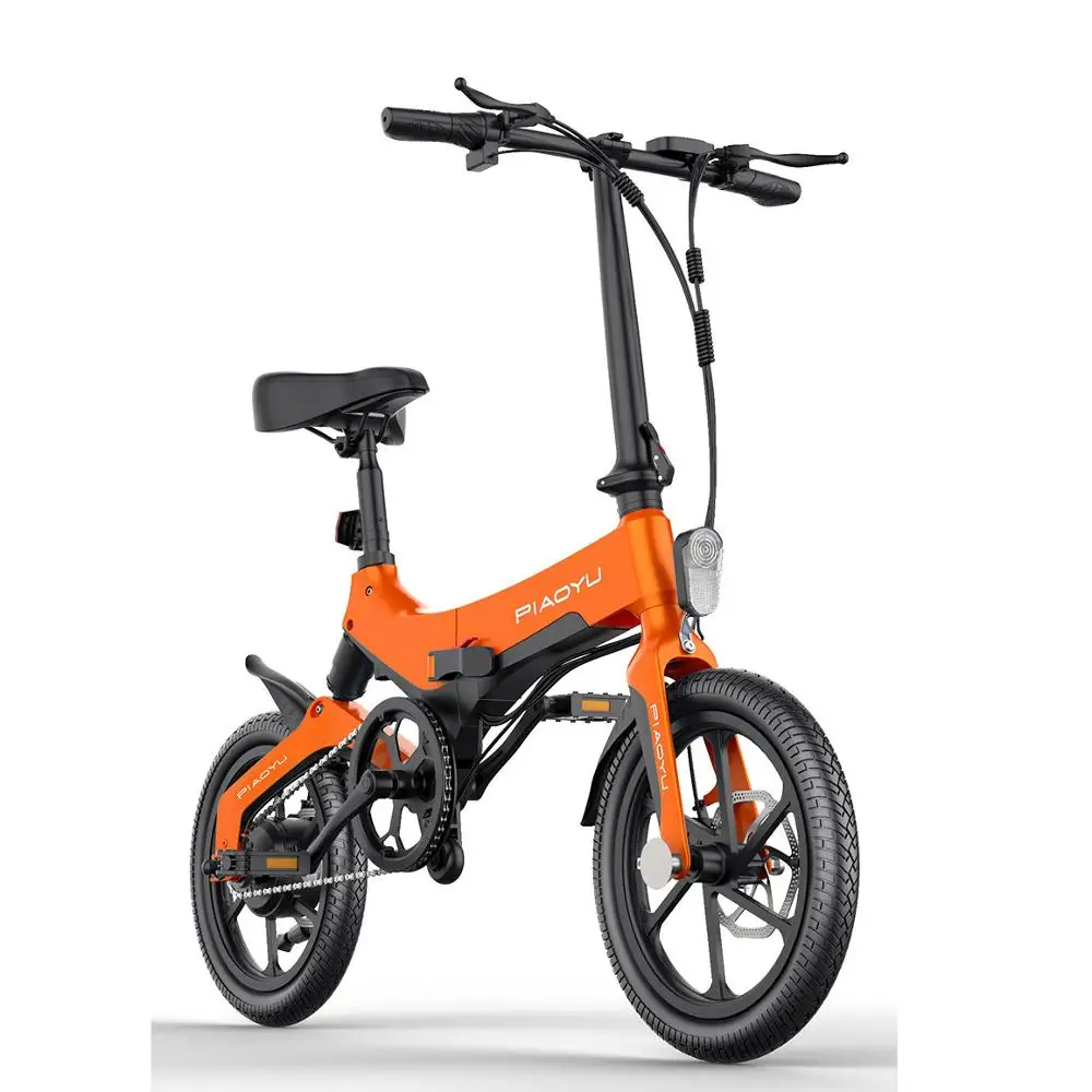 16 дюймов складной электрический велосипед легкий сплав ebike 36V250W рама подвеска