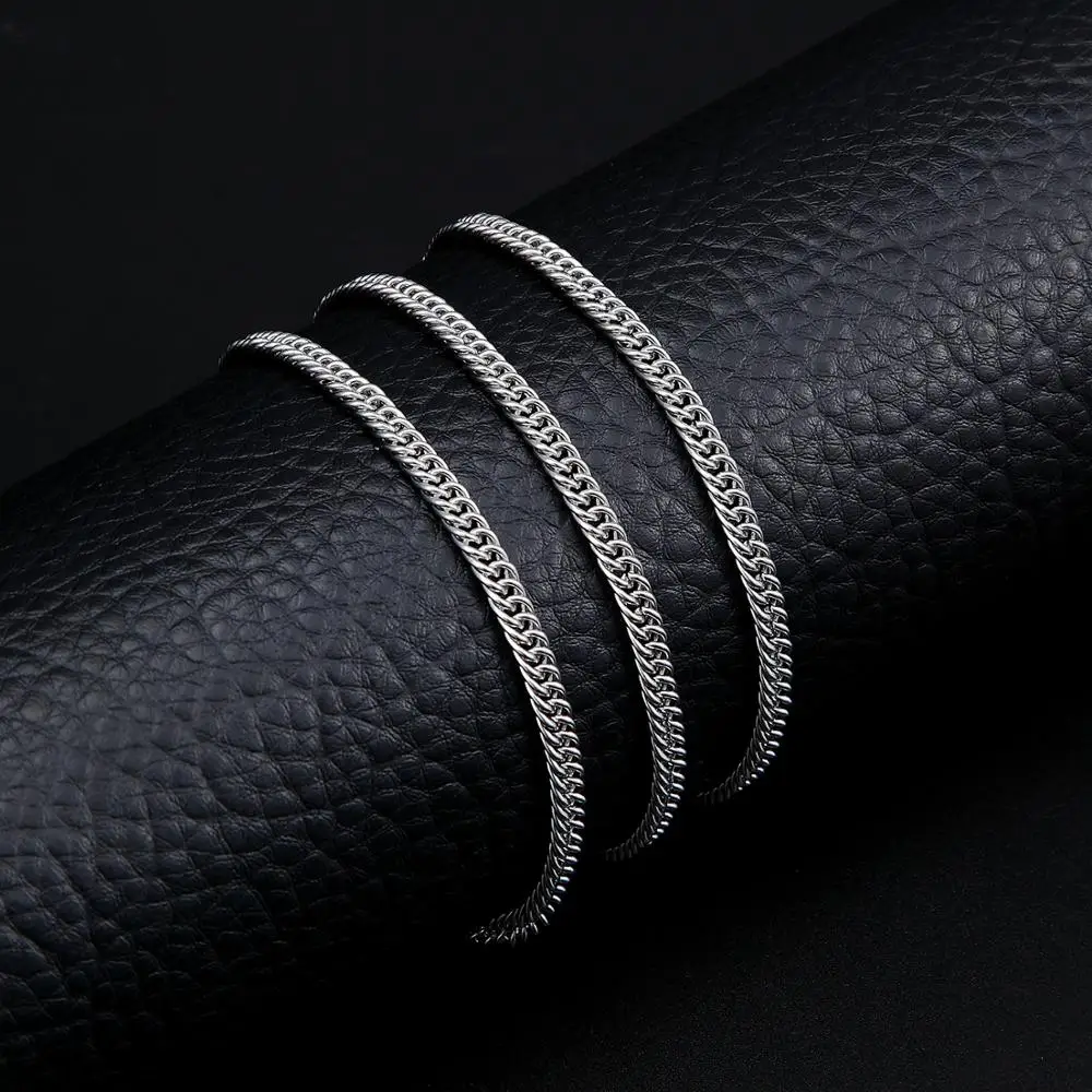 Колье-чокер мужское/женское из нержавеющей стали 3-6 мм | Украшения и аксессуары