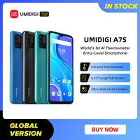 UMIDIGI A7S Smart Phone 6 53  Screen 32GB 4150mAh Camera Global Version Cellphone Infrared Temperature Sensor