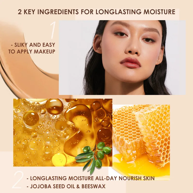 

FOCALLURE Covermax Liquid Foundation Cream for Face 20 colors Long-lasting Matte Concealer Waterproof Makeup Base