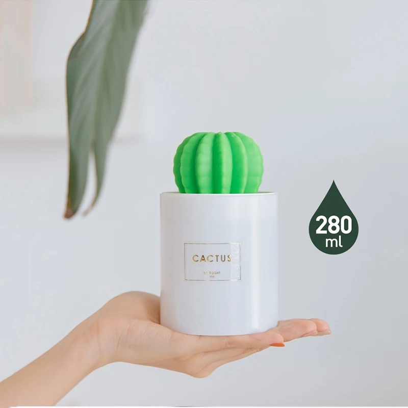 

280ML USB Aroma Essential Oil Diffuser Ultrasonic Cool Mist Humidifier Air Purifier Soft Warm LED Night Light Office Home Car