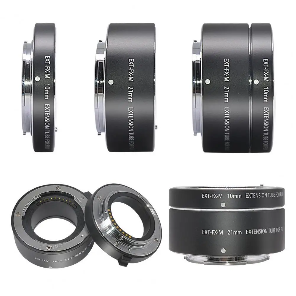 

Professional Macro Auto Focus Extension Tube Adapter Ring X Mount for Fuji X-T20 XT2 X-T10 XT4 XT100 XT30 X-PRO 2 3 X-A1 XT1 X-T