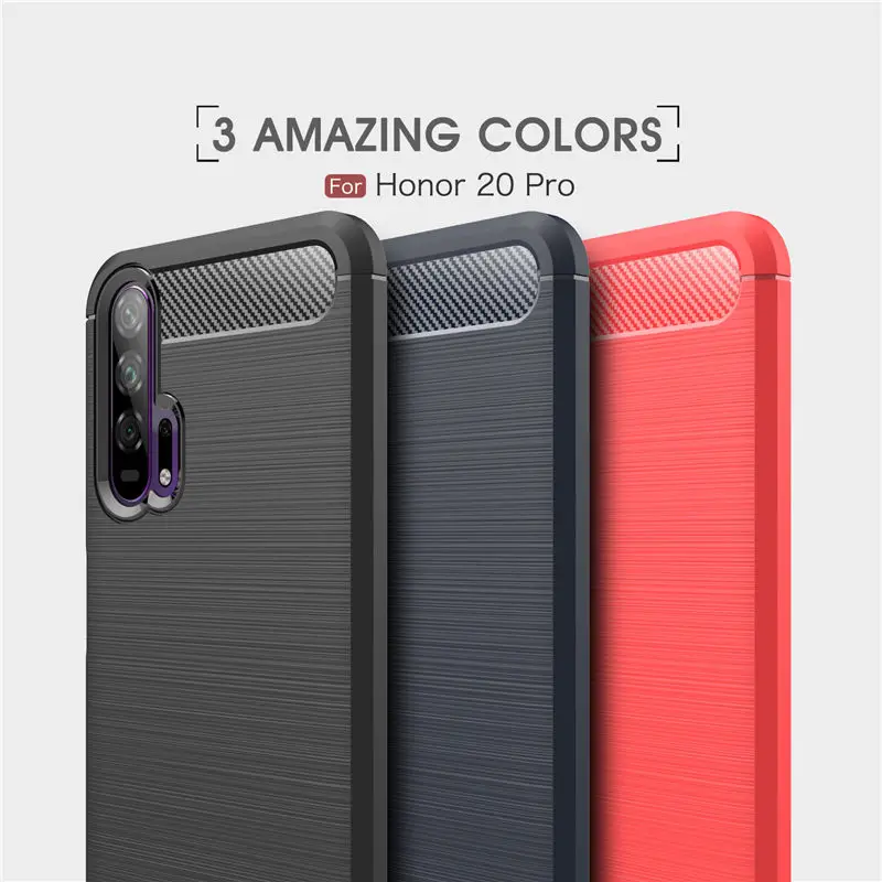 

Carbon Fiber Drawing Silicone Case For Huawei Honor 20 Pro 20i 10i 20 9 Lite 10 9 9X 8X MAX 7S Bumper Soft TPU Shockproof Cover