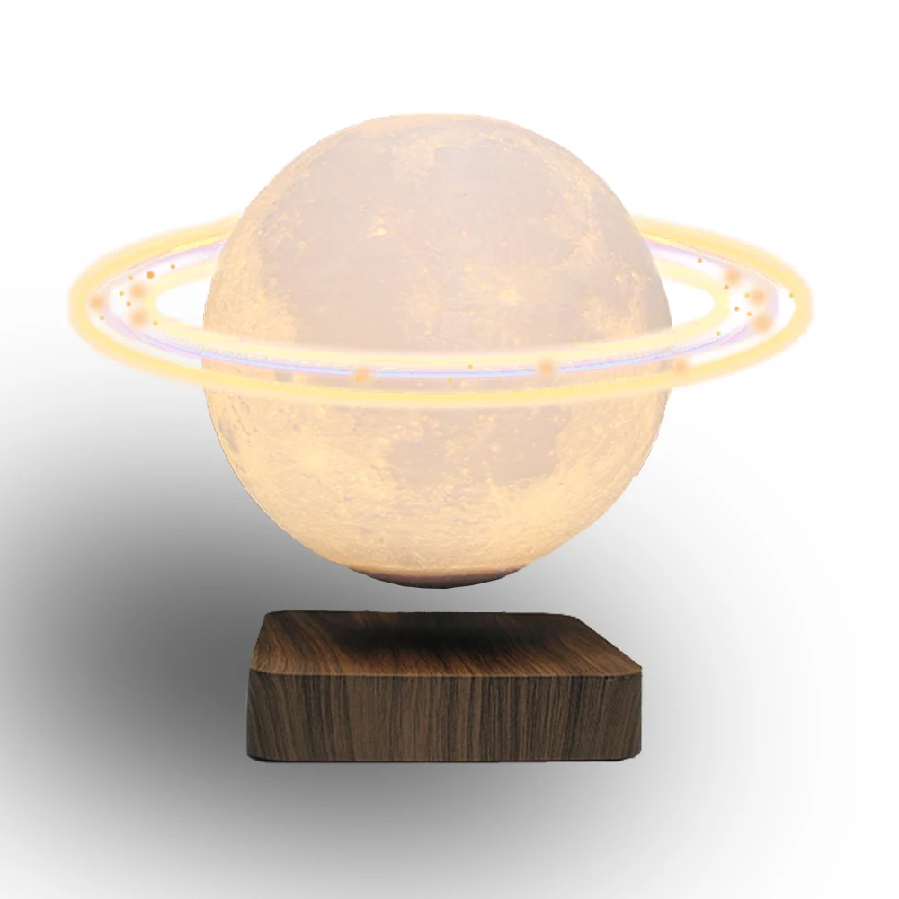 Магнитная левитация 6 дюймов Луна плавающий вращающийся светильник офисная