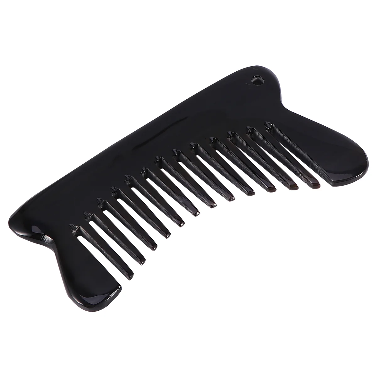 

Парикмахерские гребни натуральный бык рожок грумер Многофункциональный волос грумер