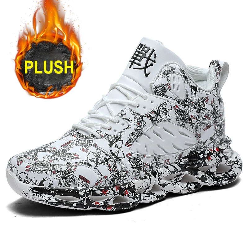 Мужские легкие кроссовки Вулканизированная подошва высокие кеды 2020|Мужские и