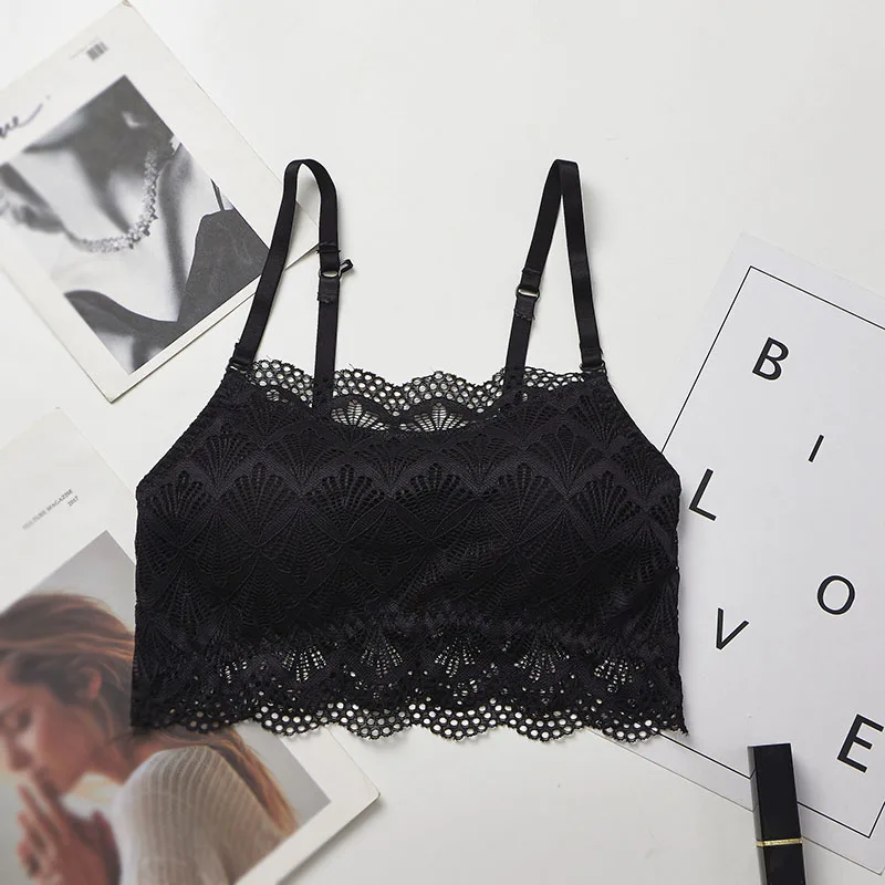 Женские бюстгальтеры обернутые грудь женские летние сексуальные кружевные топы