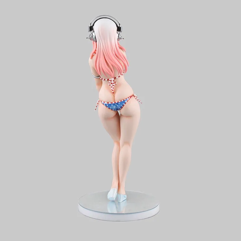 Super Sonic Sexy Bikini Figure Japanese Anime 25cm With Headphones PVC Women girl | Игрушки и хобби