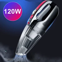 120w car vacuum cleaner for car wireless portable handheld vacum cleaner vaccum strong power suction 5000pa interior free ship