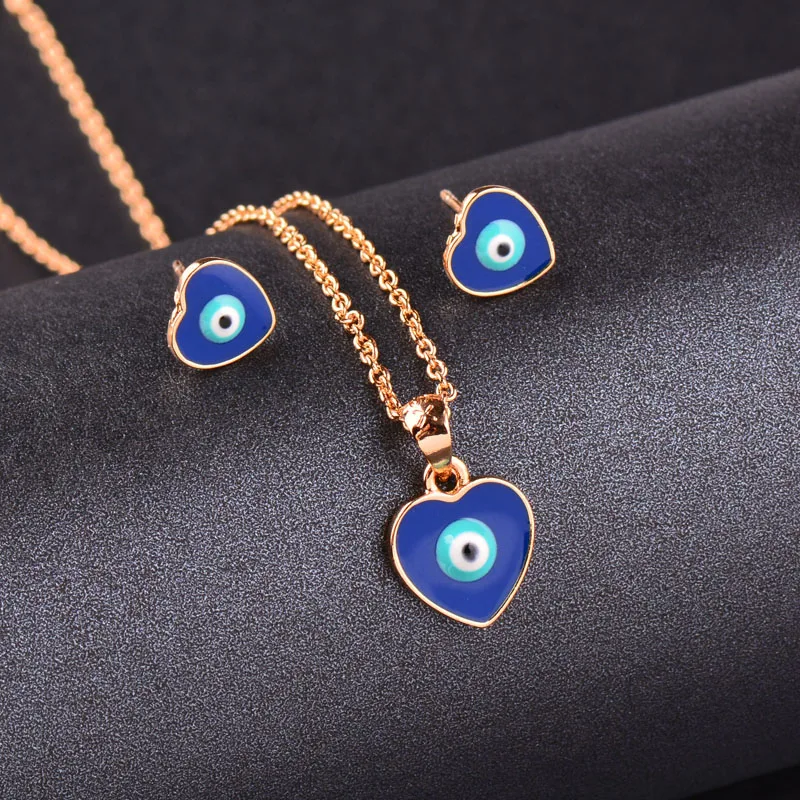 SINLEERY чокер TZ036 SSA с изображением слона короны сердца голубого сглаза ожерелье