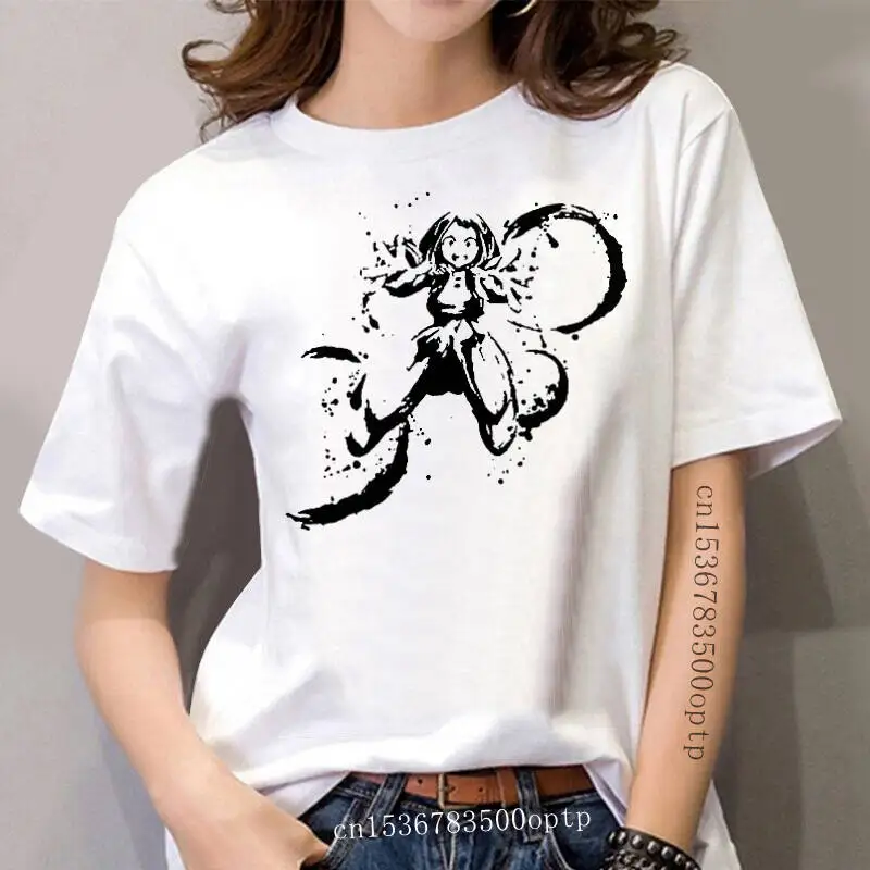 

women t-shirt Uraraka Ochaco Ink Splatter tshirt Women t shirt