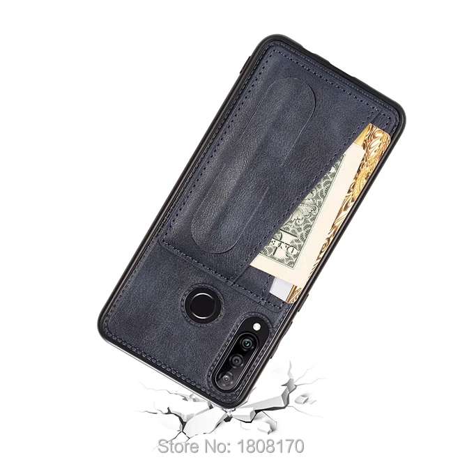 Многофункциональный слот для карт Кожаный TPU чехол для huawei P30 Lite NOVA 3 3I 4 4E Mate20 Pro P Smart плюс держатель кожного покрова 1 шт