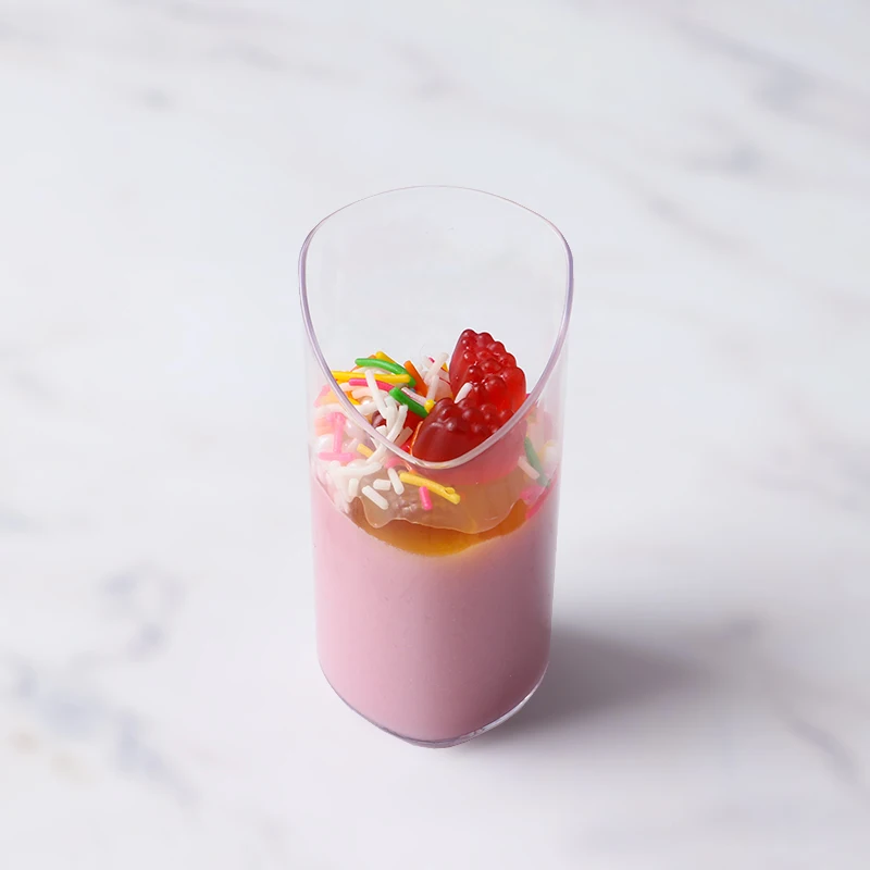 25 шт. Высокое качество прозрачная небольшие пластиковые чашки для свадьбы День