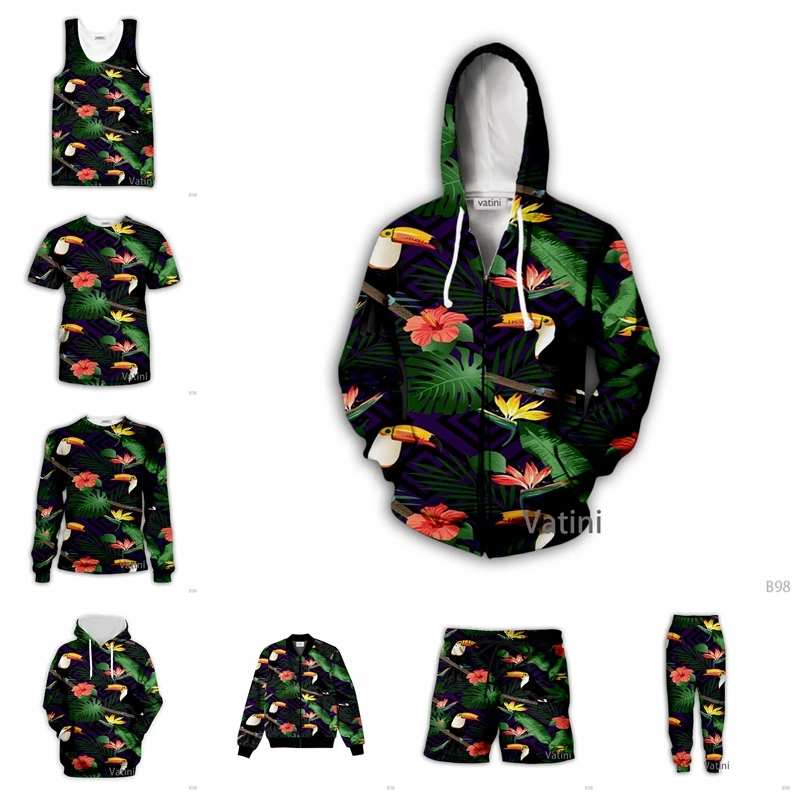 

Fashion Men Women Toco Toucan 3D Full Print Hoodies Harajuku Zipper Pullover Sweatshirt Unisex Casual Tracksuit R01