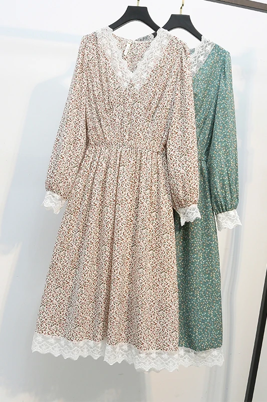 

New Long Sleeve V-neck Dresses Summer Korean High Waist Knitted Top Solid Color Casual Comfortable Fashion Dress