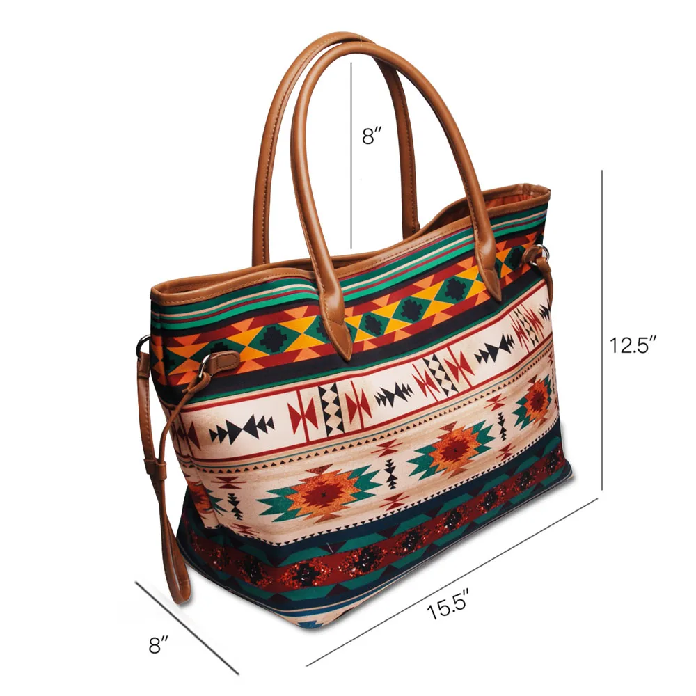 Preise 35 Stücke Lot Tribal Aztec Handtasche Orange Adler Tribal PurseLarge Kapazität Geldbörse Frauen Leinwand Endlosen String Reisetasche DOMIL1753