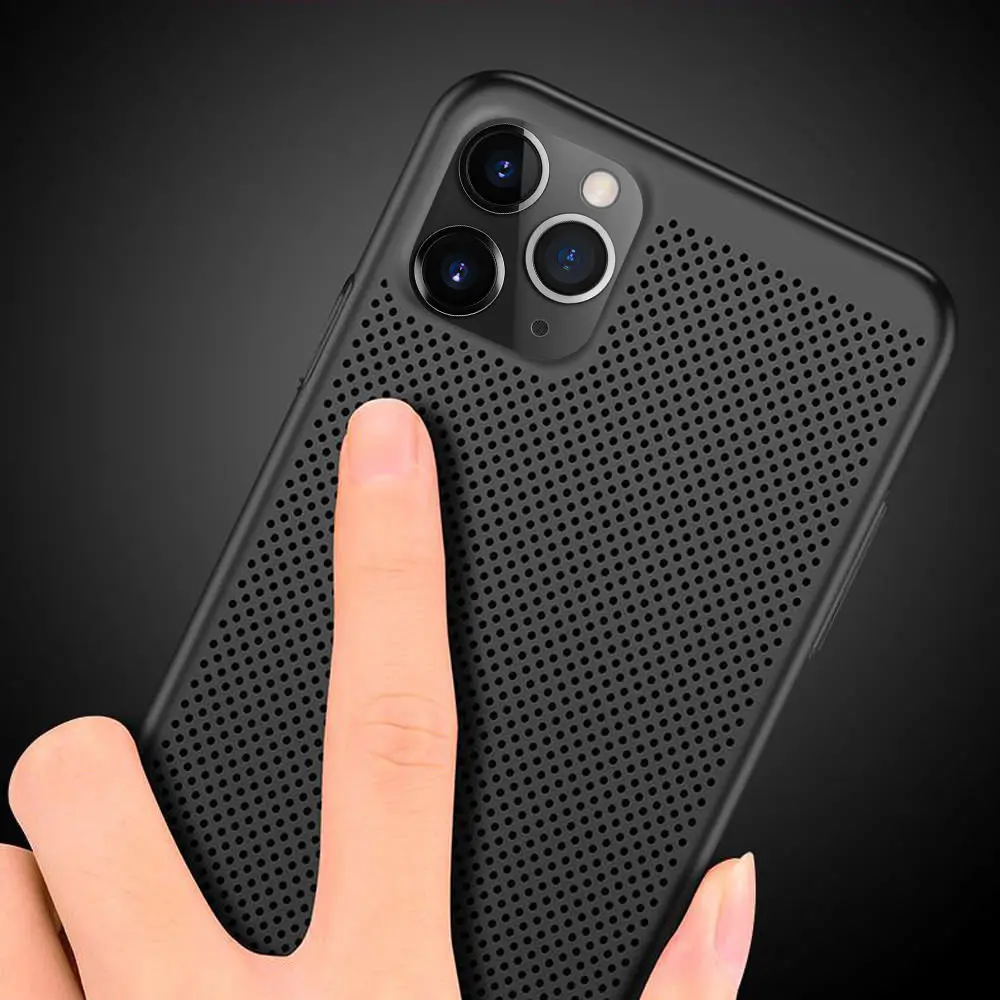 LAPOPNUT ультра тонкий чехол сотовый рассеивающий тепло задняя крышка для Iphone 11 Pro Max X