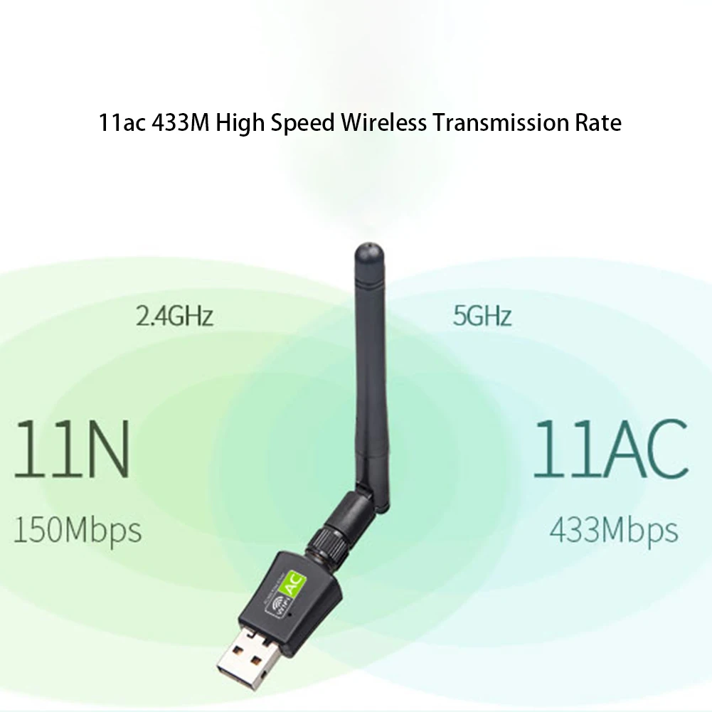 Беспроводной USB-адаптер с антенной 600 Мбит/с | Компьютеры и офис